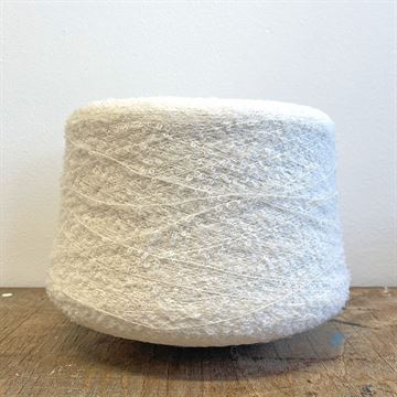 Følgetråd m. mohair - hvid - 1500g