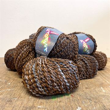 Ragazza Twist - chokolade / petrol