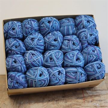 Sock Box 75 Blå  - minimum 10 par strømper
