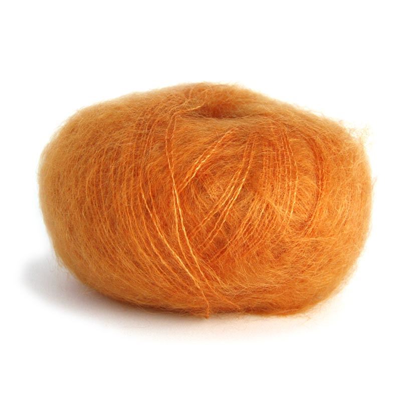 118 Orange Blackhill Silk Kid Mohair  25 G