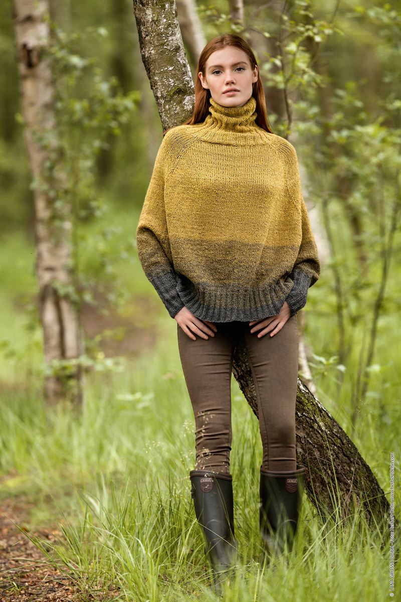 Shades Of Tweed - ENGELSK FIL - Poncho Pullover