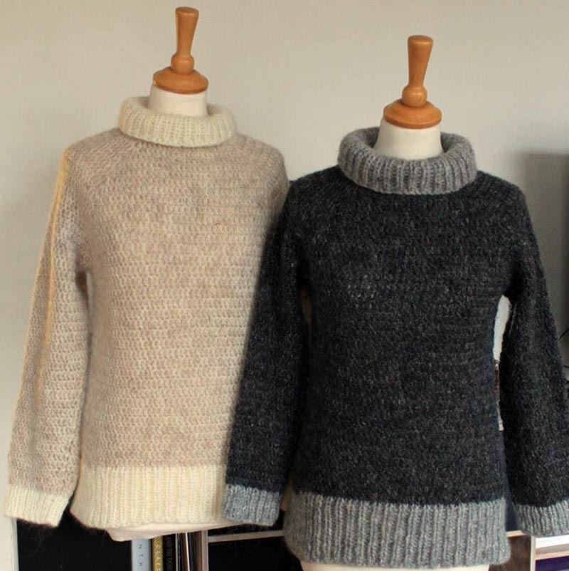 Nr 385 - Hæklet sweater