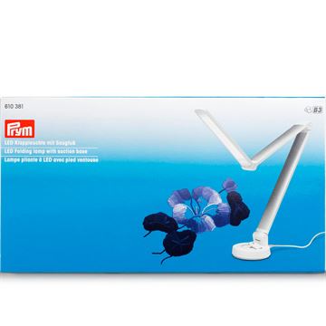 Foldelampe med LED lys og sugekop