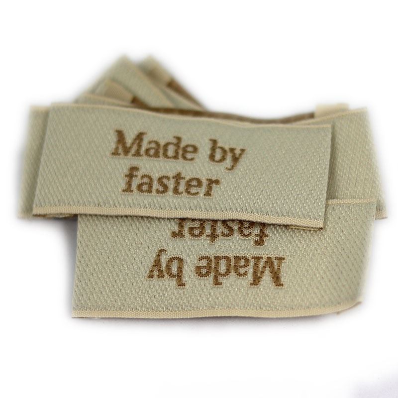 Label "Made by Faster"