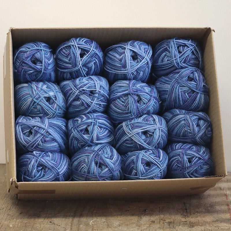 Sock Box 75 Blå  - minimum 8 par strømper